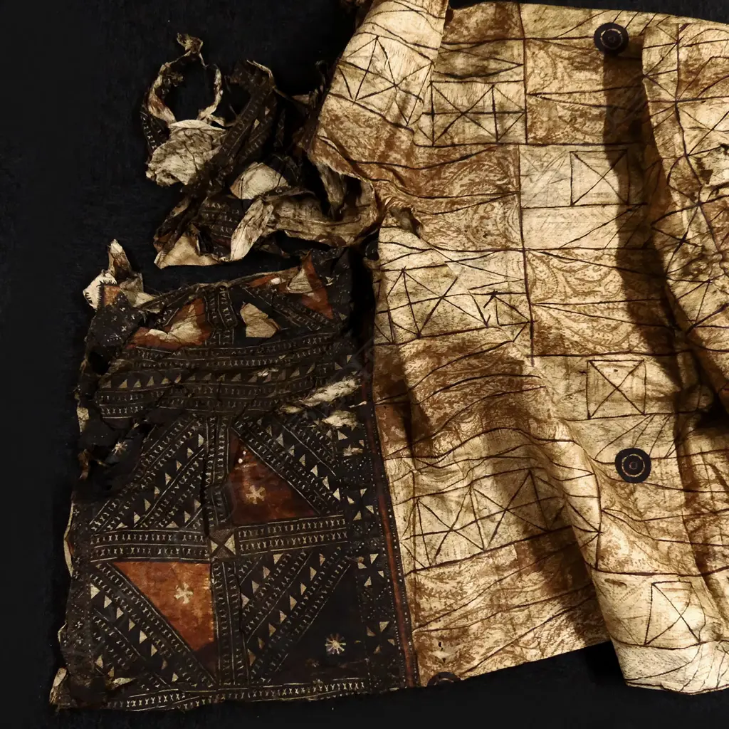 Very large Samoan Tapa cloth, Image 1++